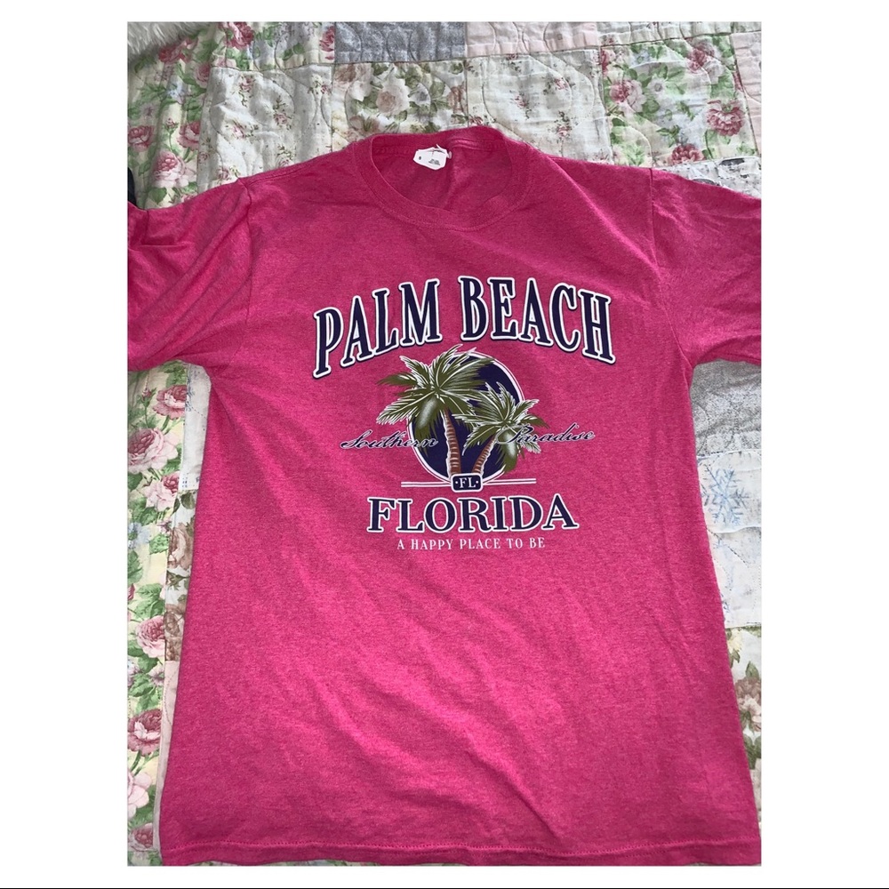 Pink Palm Beach, Florida T-Shirt